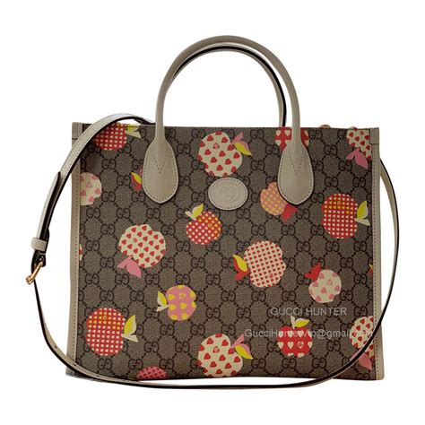 gucci les pommes tote